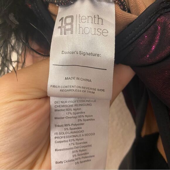 Revolution 10th House Dance Costume sequin
Feather jumpsuit ZODIAC TH25241 MA - Picture 9 of 14